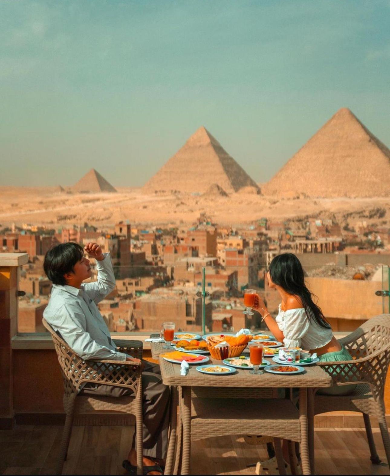 Celia Pyramids View Inn Nazlet el-Sisi Exterior photo